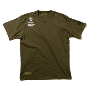 STRICT-G.ARMS Mobile Suit Gundam ZEON FORCES ONE-POINT T-shirt with Embroidered Patch
