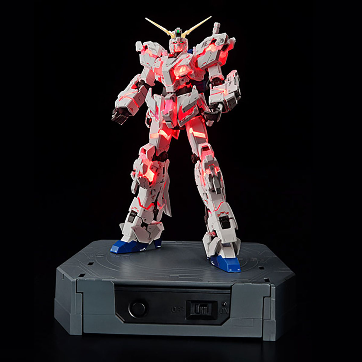 RG 1/144 THE GUNDAM BASE RX-0 UNICORN GUNDAM (DESTROY MODE) Ver. TWC  (LIGHTING MODEL)