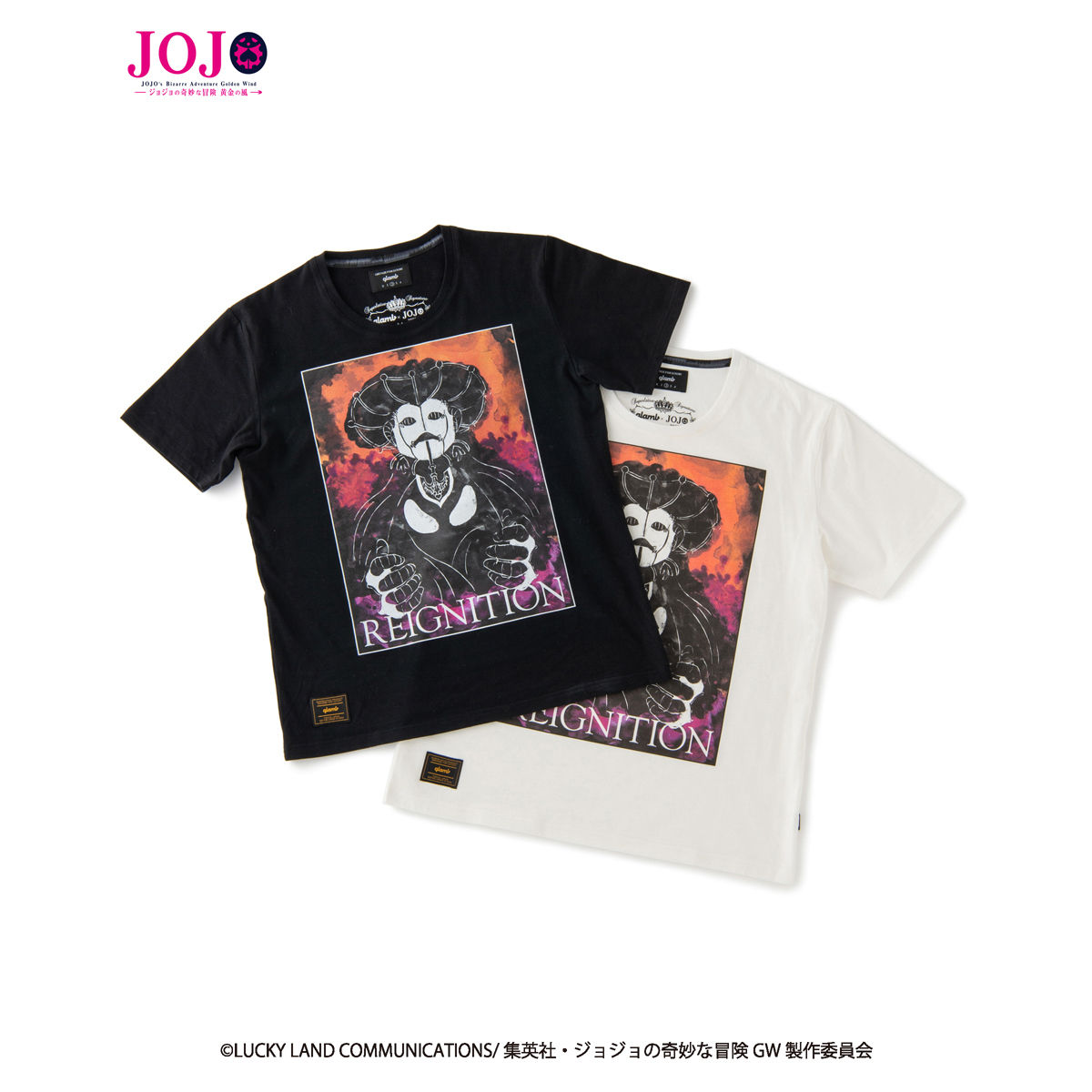 JoJo's Bizarre Adventure: Golden Wind  × glamb  collaboration T-shirt２