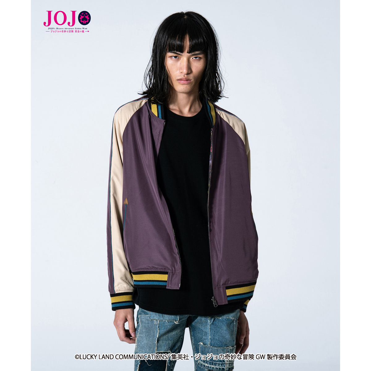 XL JoJo's Bizarre Adventure glamb Giorno Giovanna Jacket Outer Purple XS