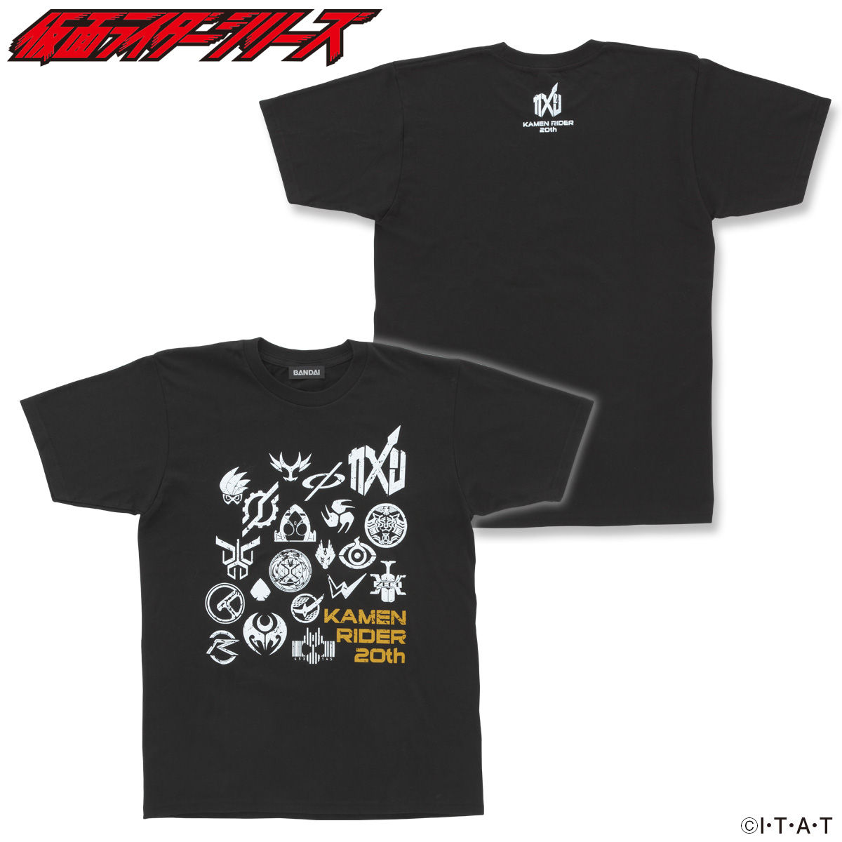 KAMEN RIDER ZI-O & HEISEI RIDER T-shirts (MARK)