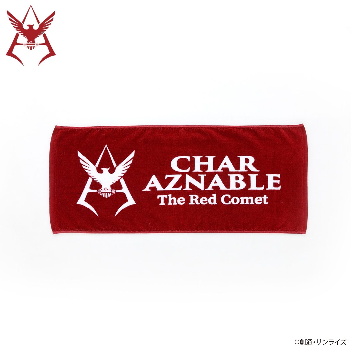 Mobile Suit Gundam Char Aznable Logo Face Towel