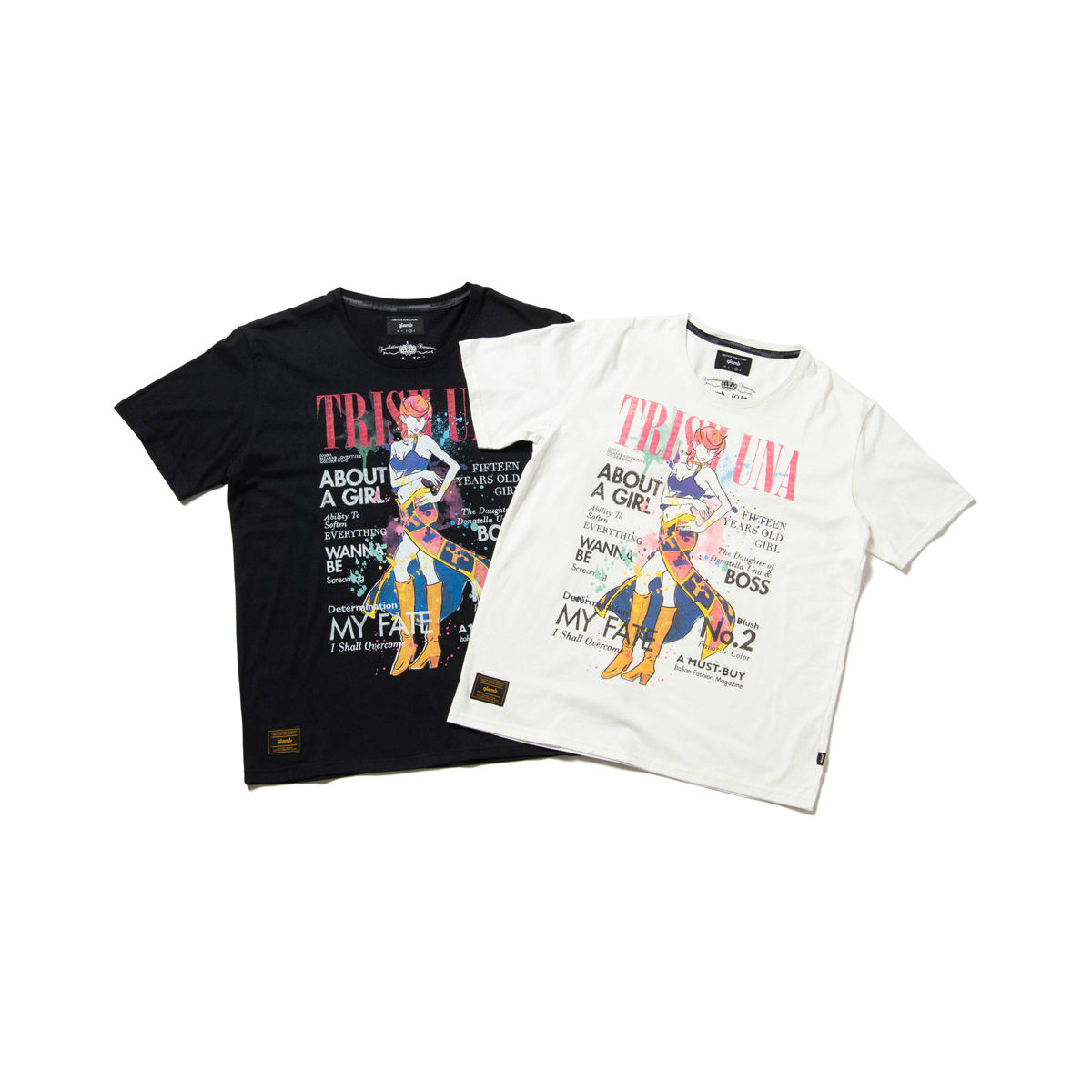 Trish Una T-shirt—JoJo's Bizarre Adventure: Golden Wind/glamb Collaboration