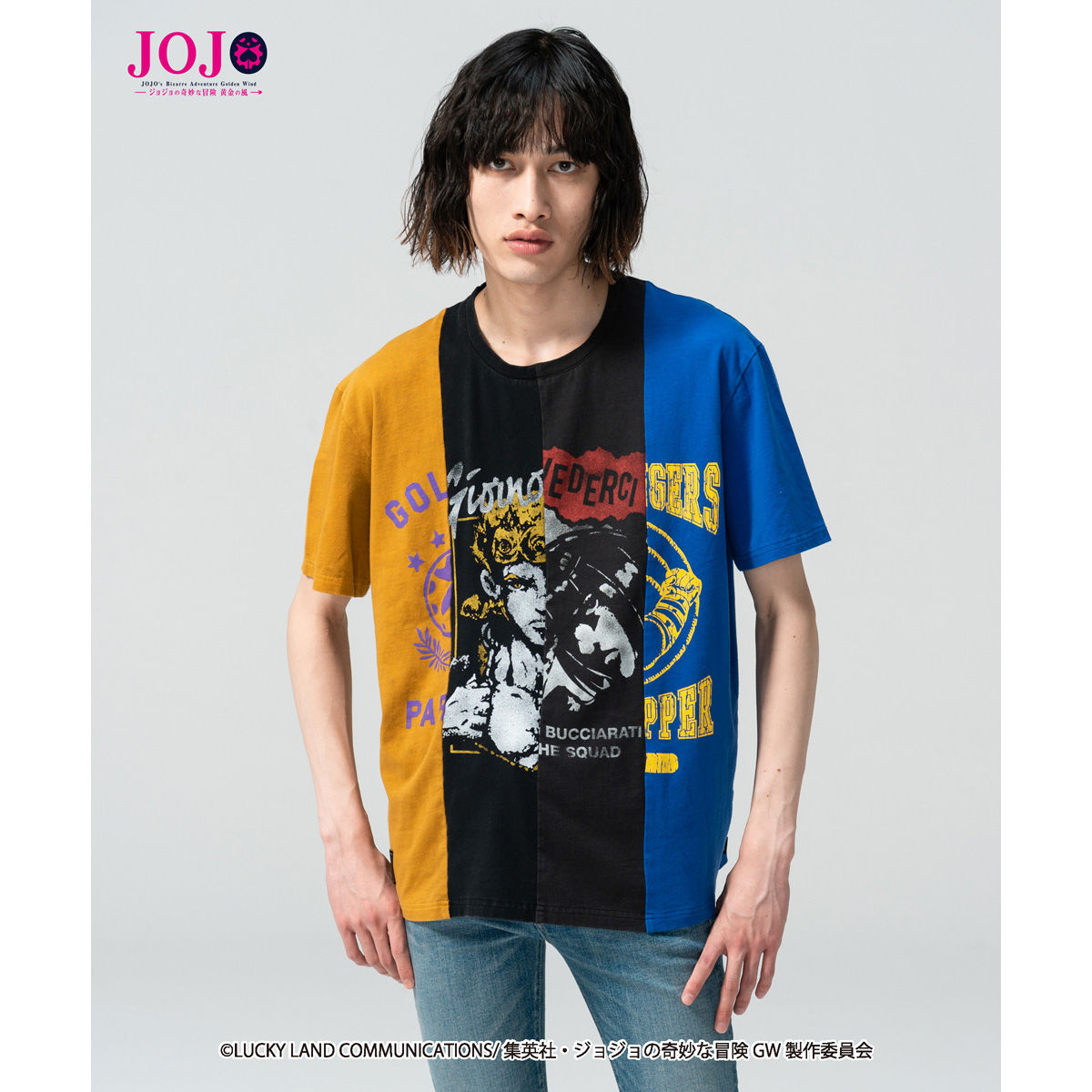 Spliced T-shirt—JoJo's Bizarre Adventure: Golden Wind/glamb Collaboration
