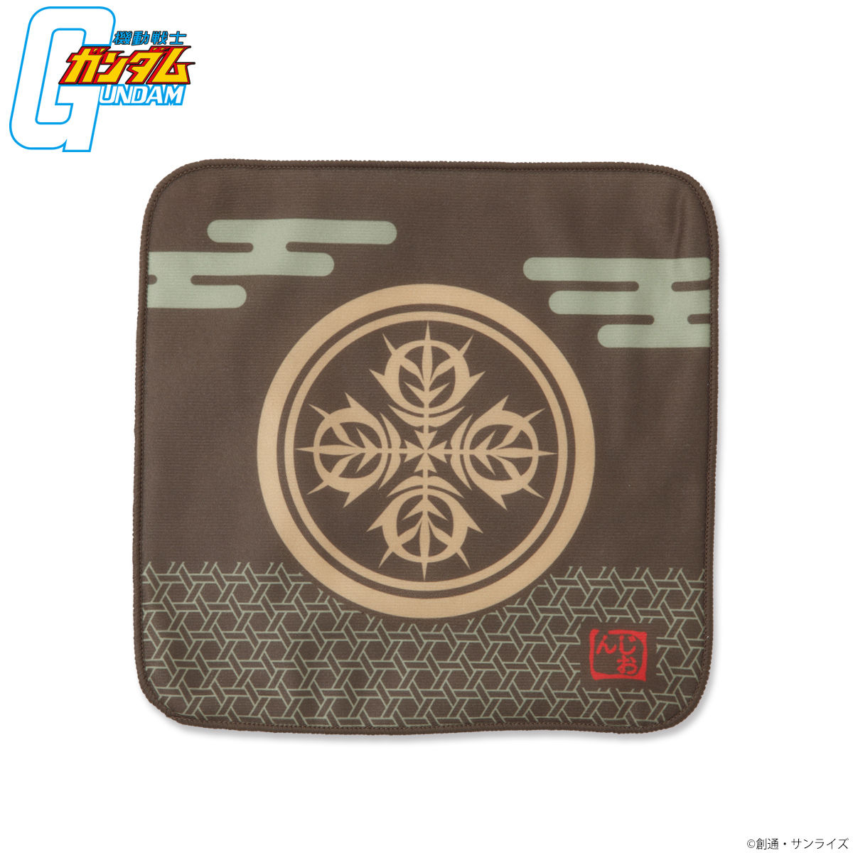 Mobile Suit Gundam Japanese Family Crest Mini Towel