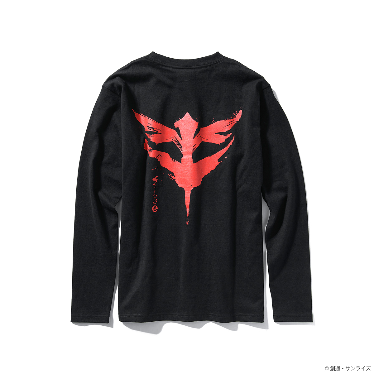 Char Aznable Emblem Long-Sleeve T-shirt—Mobile Suit Gundam: Char's Counterattack/STRICT-G JAPAN Collaboration