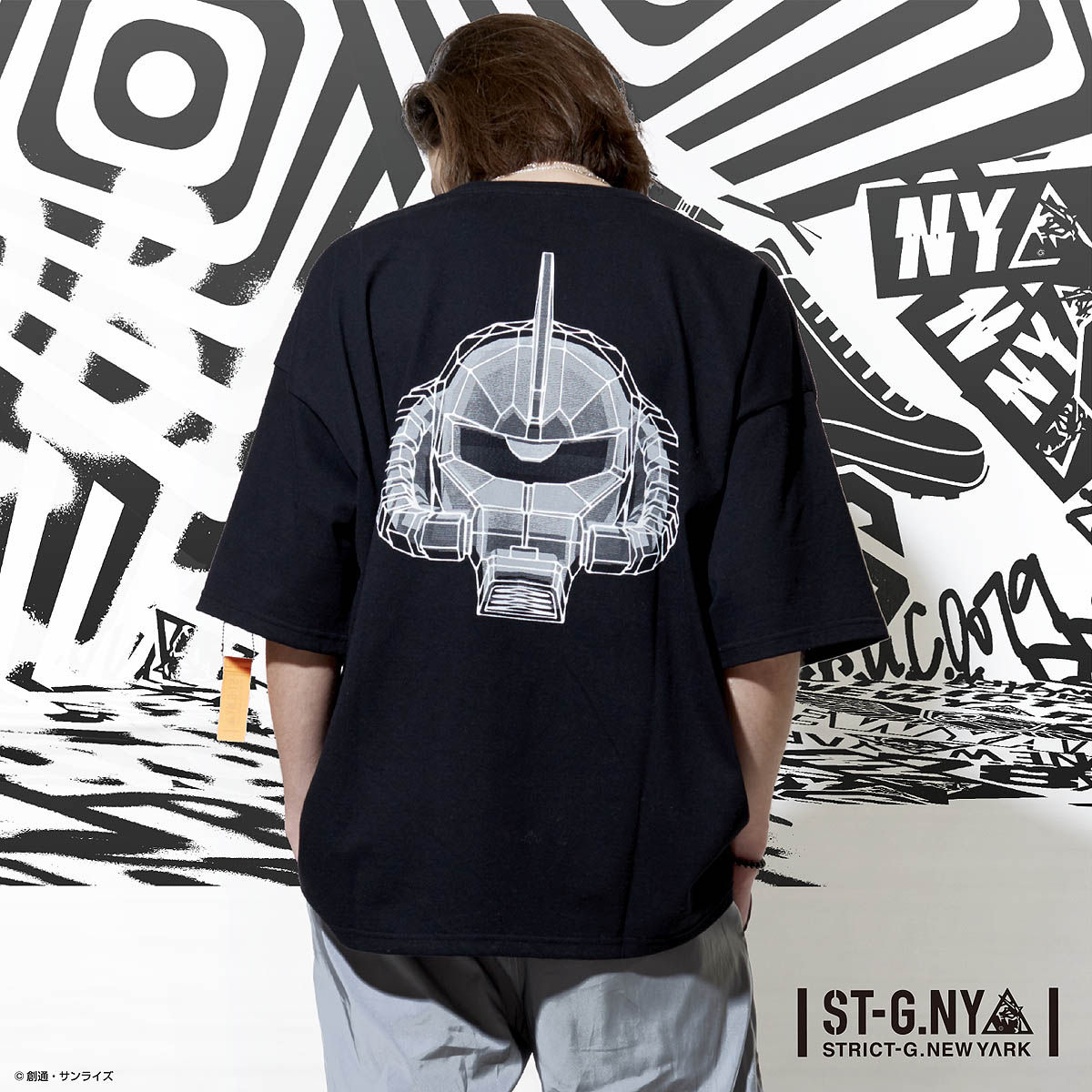 STRICT-G NEW YARK Char's Zaku II Oversized T-shirt