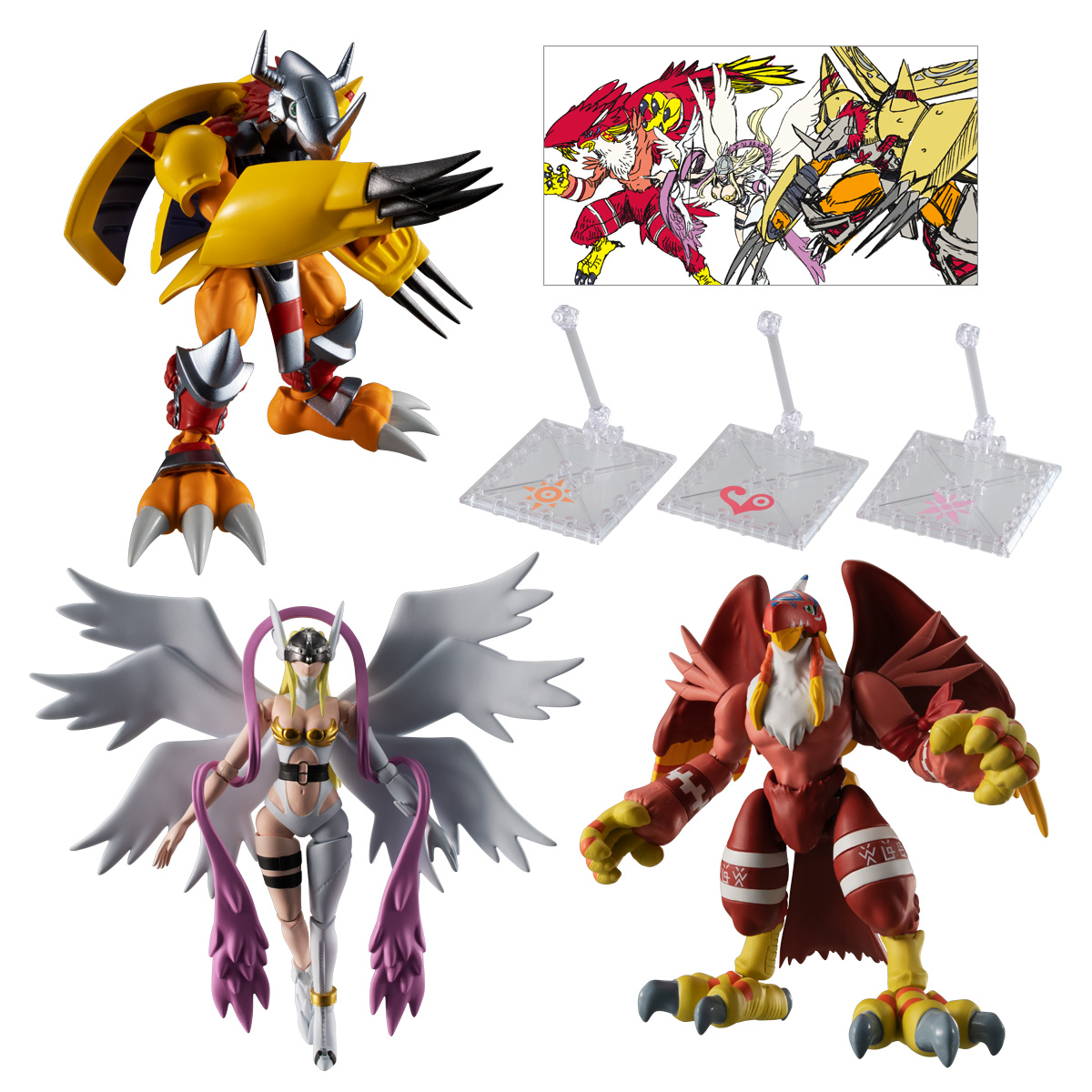 Bandai  SHODO "Digimon Adventure:/"  Vol 2 Holy Angelmon Figure New in Box 