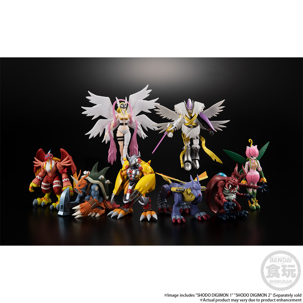 Premium Bandai Limited SHODO Digimon 3 Complete Set World Fun Action Figure 