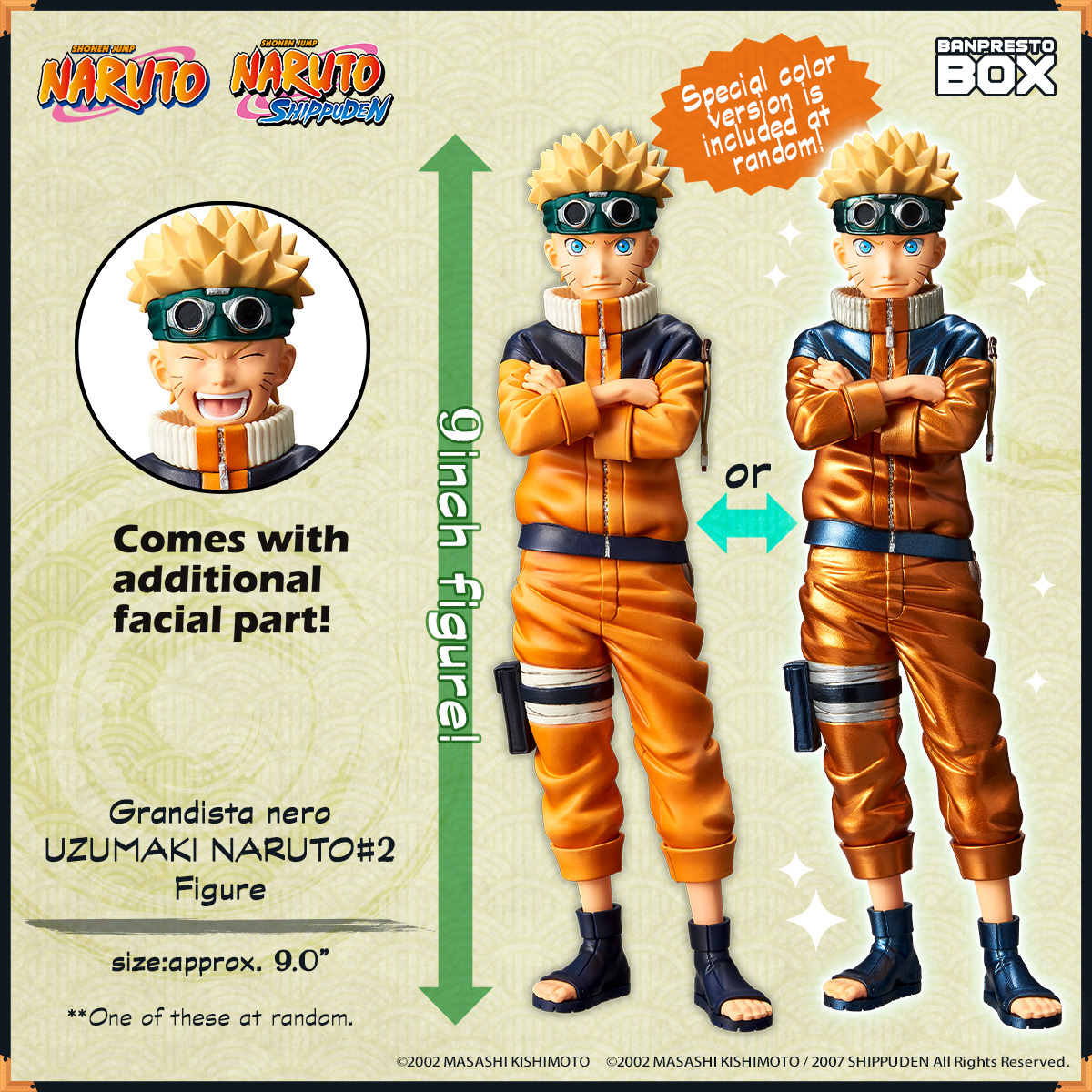 Naruto: Shippuden Boxed Set of 9 Model Kits