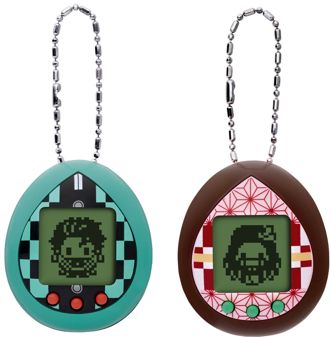 Demon Slayer Tamagotchi Tanjirotchi color and Nezukotchi color Set