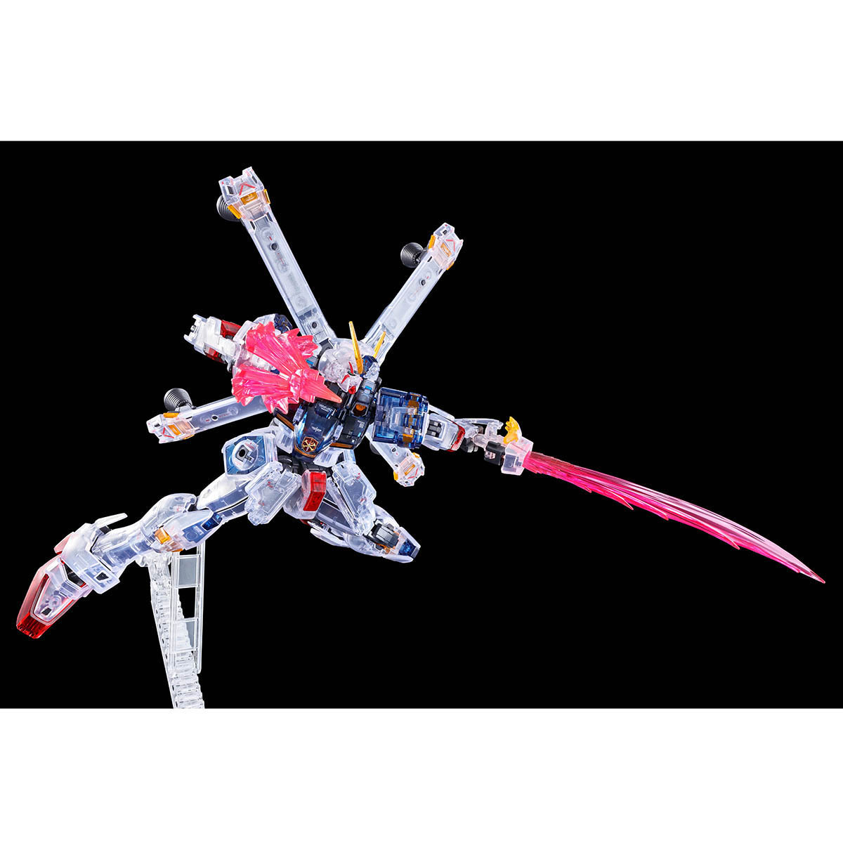 BANDAI RG 1/144 Crossbone Gundam X1 Clear Color Gunpla Plastic Model Kit 