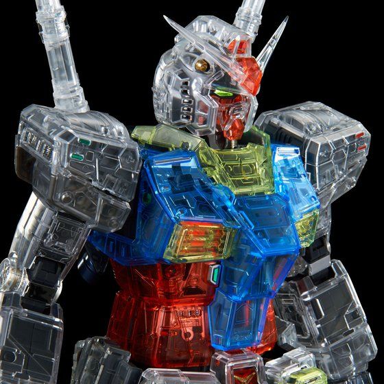 PG UNLEASHED 1/60 CLEAR COLOR BODY FOR RX-78-2 GUNDAM 