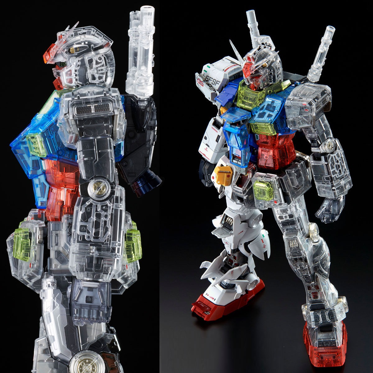  PG UNLEASHED 1/60 CLEAR COLOR BODY FOR RX-78-2 GUNDAM 