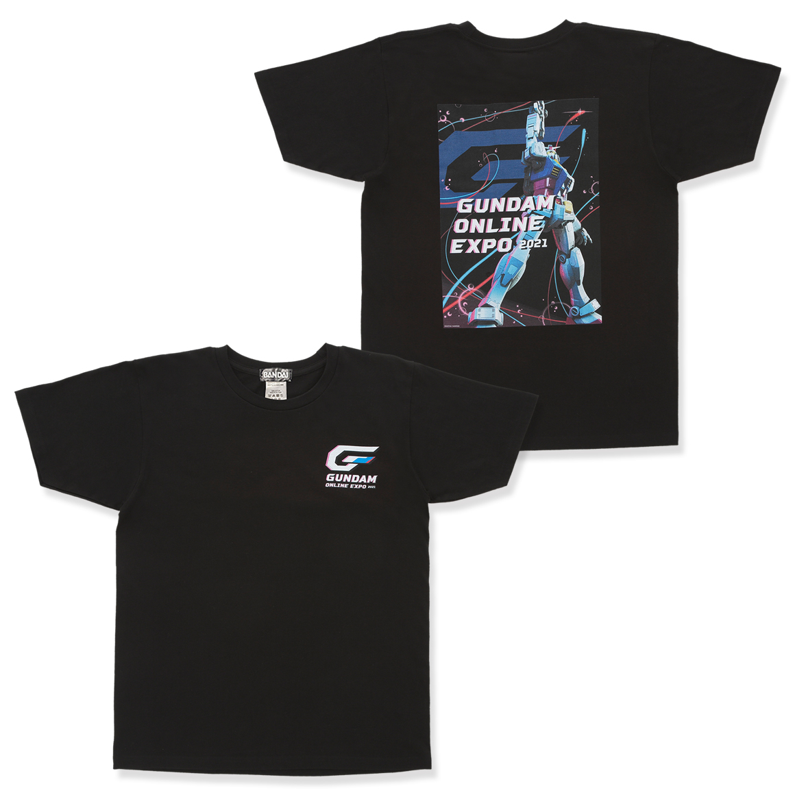 Gundam Online Expo Key Visual T-Shirt 2021 (Black)