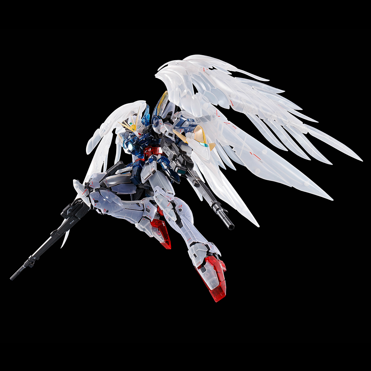 MG 1/100 THE GUNDAM BASE LIMITED WING GUNDAM ZERO EW Ver.Ka [CLEAR COLOR]