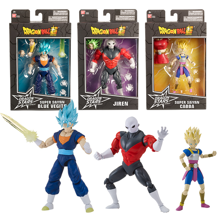 Dragon Stars Collector Value Pack: Super Saiyan Blue Vegito(x2), Super  Saiyan Cabba(x2), Jiren(x2) set, DRAGON BALL