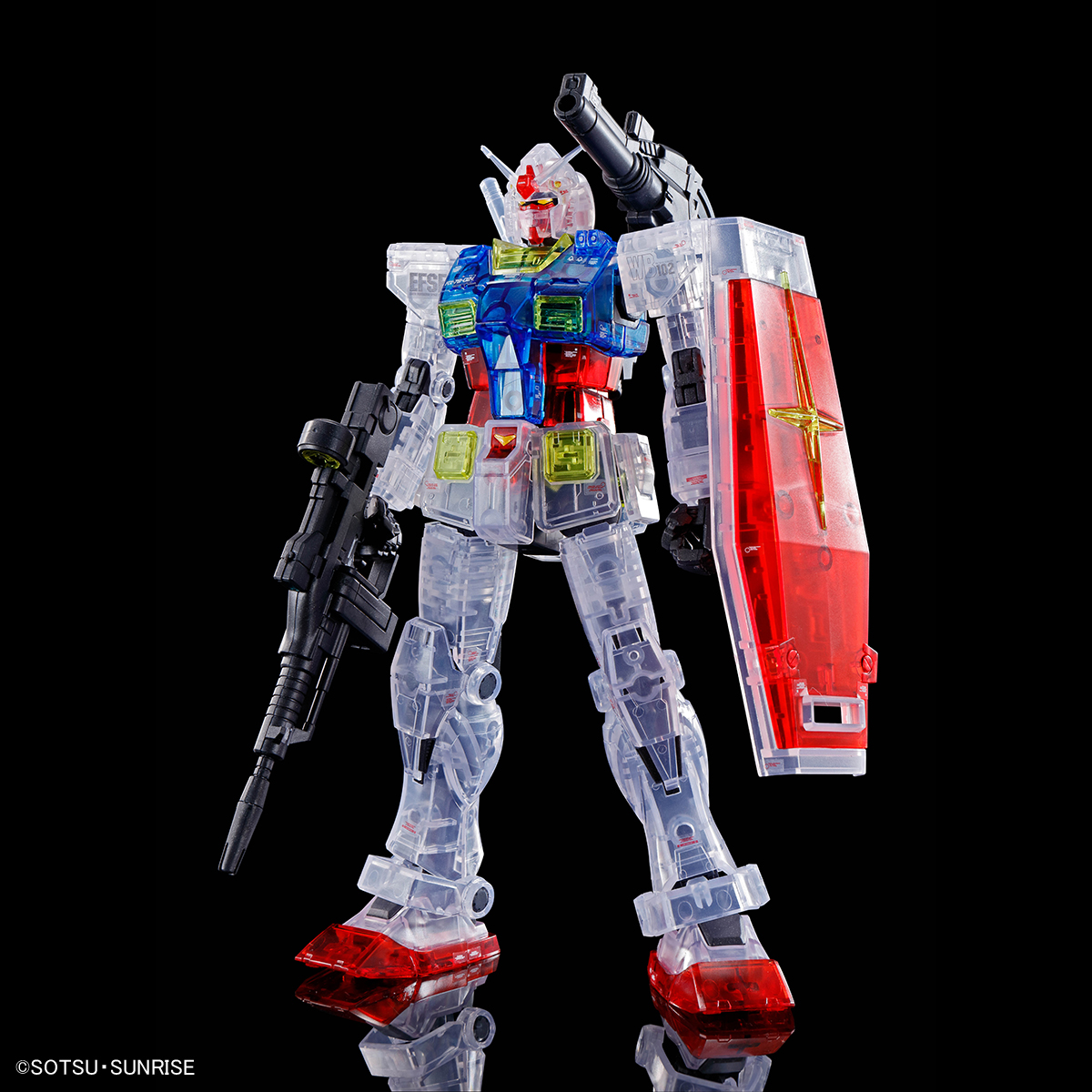 Hg Rx Gundam Gundam The Origin Ver Clear Color Gundam Premium Bandai Usa