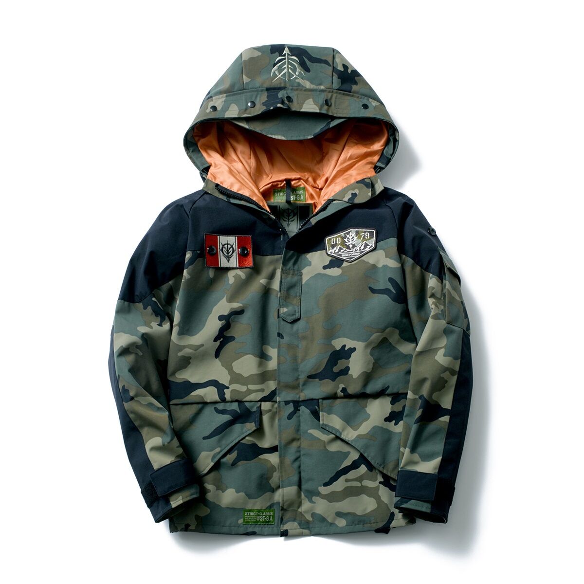 STRICT-G.ARMS Mobile Suit Gundam Zeon Forces ECWCS Woodland Hoodie