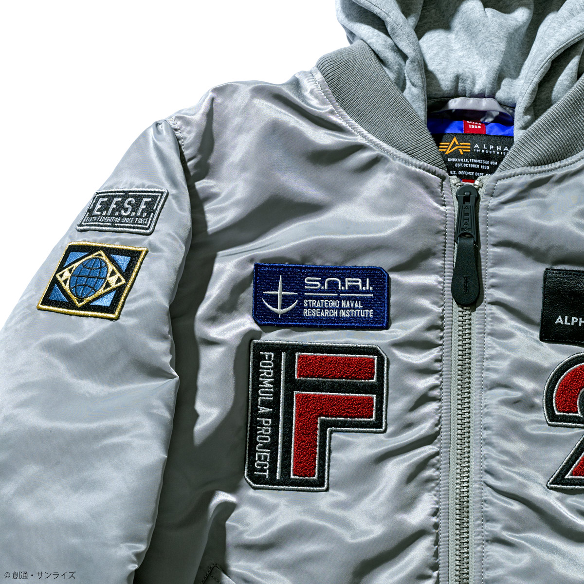 STRICT-G x ALPHA Mobile Suit Gundam F91 Seabook Arno MA-1 Natus Jacket [July 2022 Delivery]