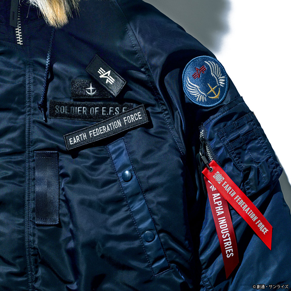 STRICT-G x ALPHA Mobile Suit Gundam Earth Federation Forces N-3B Jacket [July 2022 Delivery]