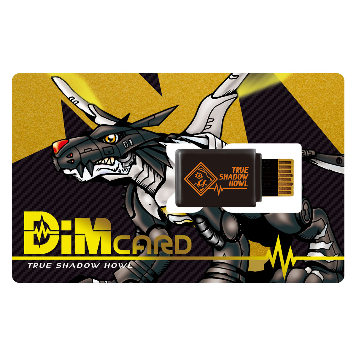 VITAL BRACELET Digital Monster Dim Card  Holster(case) & Dim Card Set Vol0.5 Black Roar & Shadow Howl