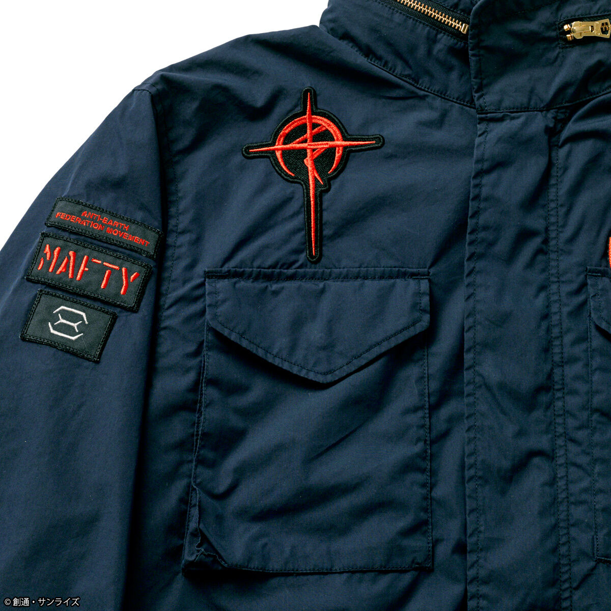 STRICT-G x ALPHA Mobile Suit Gundam Hathaway Mafty M-65 Jacket | GUNDAM ...