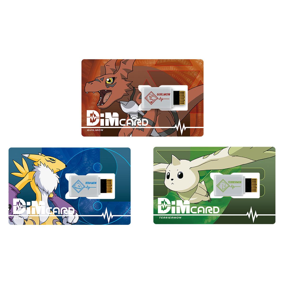 Bandai Digimon Digivice Vital Bracelet Dim Card case sets SecondUS