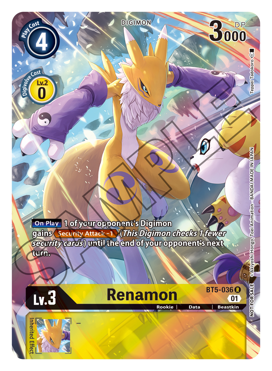 Digimon Card Game Playmat and Card Set 1 -Digimon Tamers-