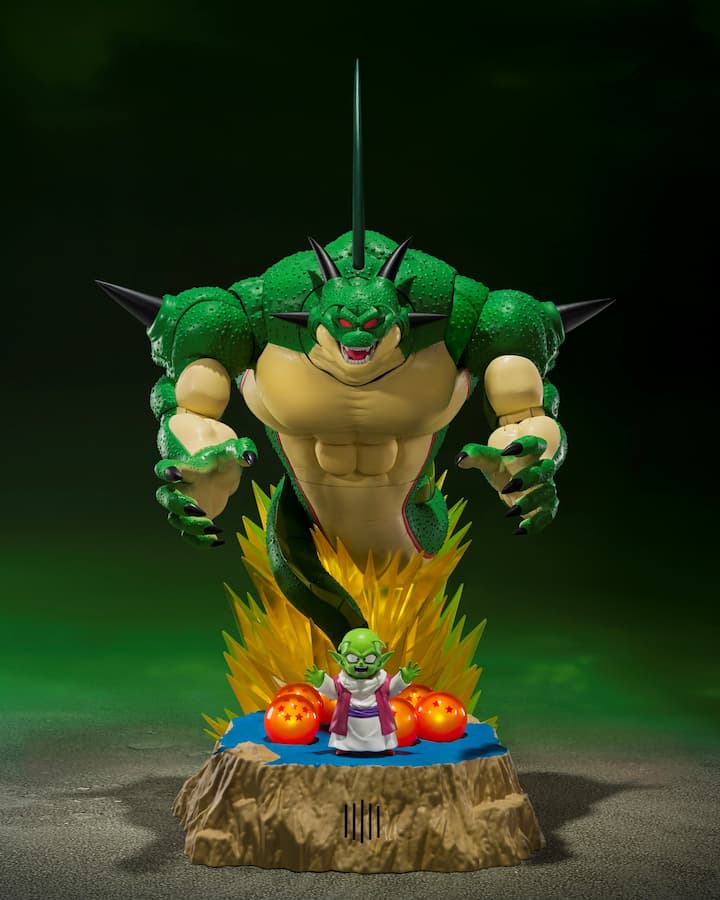 S.H.Figuarts PORUNGA & DENDE LUMINOUS DRAGON BALL SET -COME FORTH, GENUINE SHENRON!!-