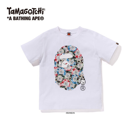 BAPE X TAMAGOTCHI APE HEAD TEE | PREMIUM BANDAI USA Online Store