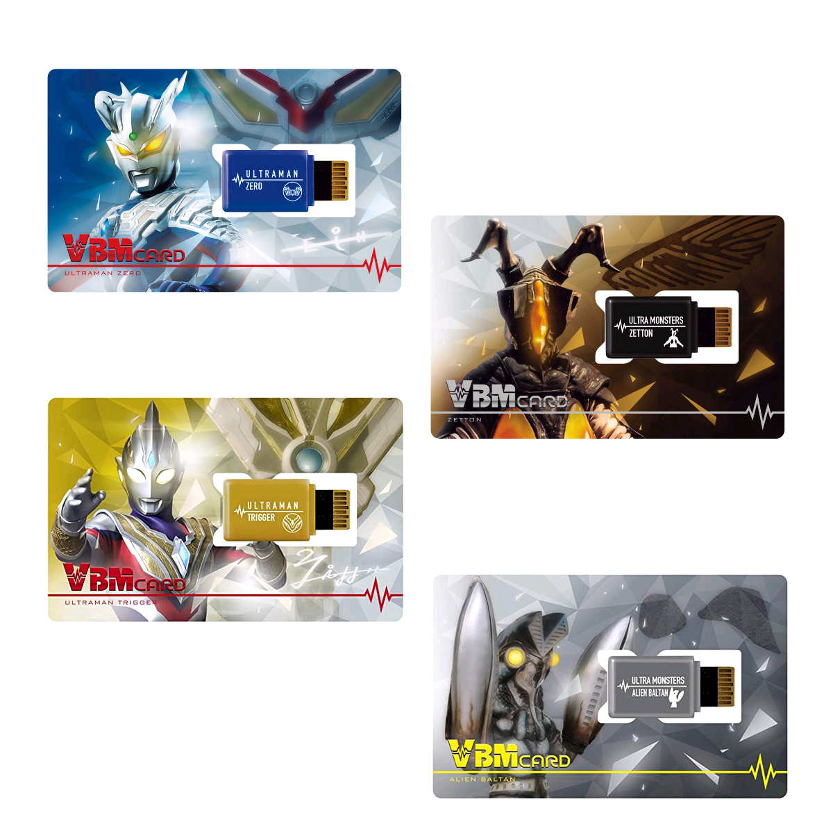 VITAL BRACELET VBM card set: Ultraman Vol.1 and Vol.2