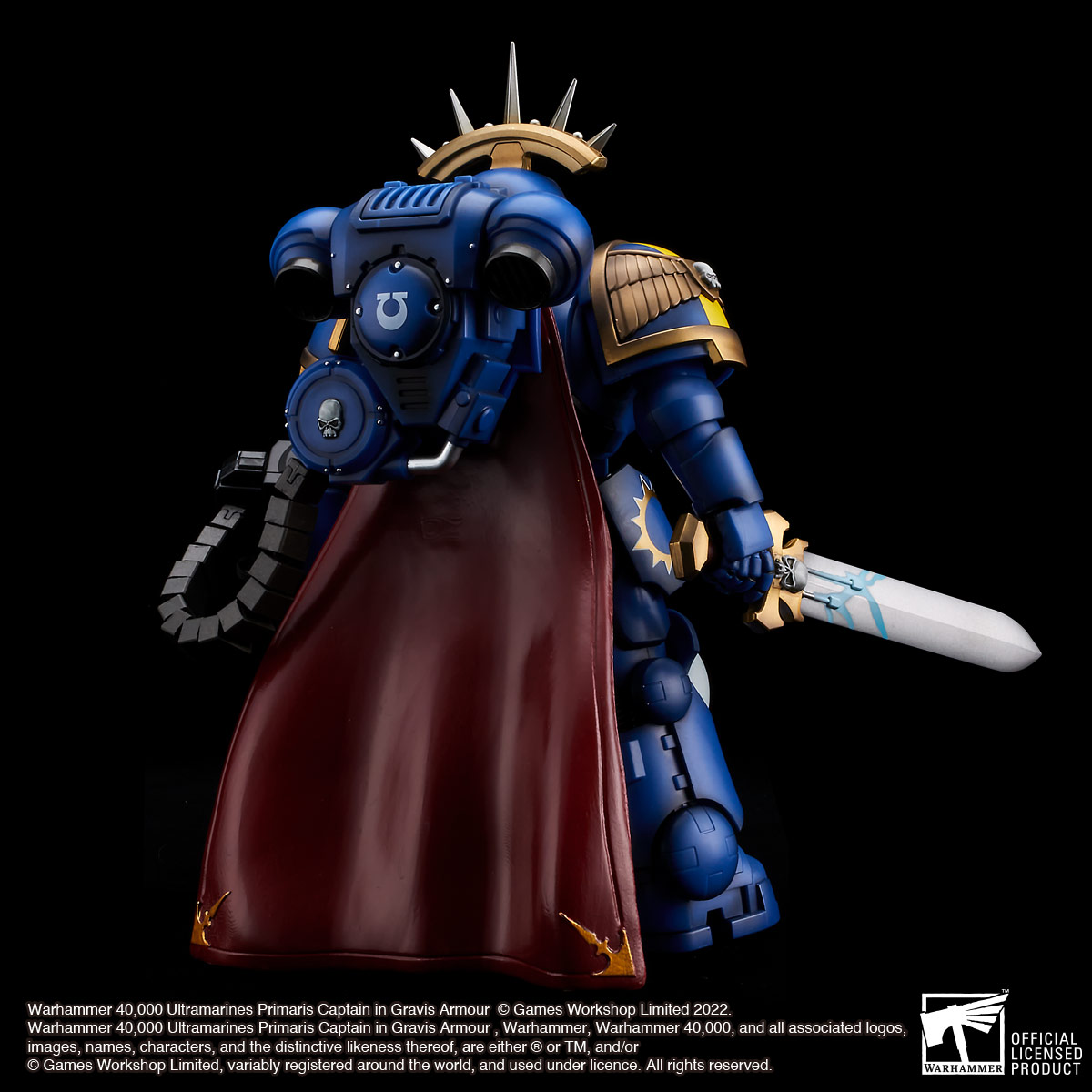 WARHAMMER 40,000 ULTRAMARINES PRIMARIS CAPTAIN IN GRAVIS ARMOUR [Second ...