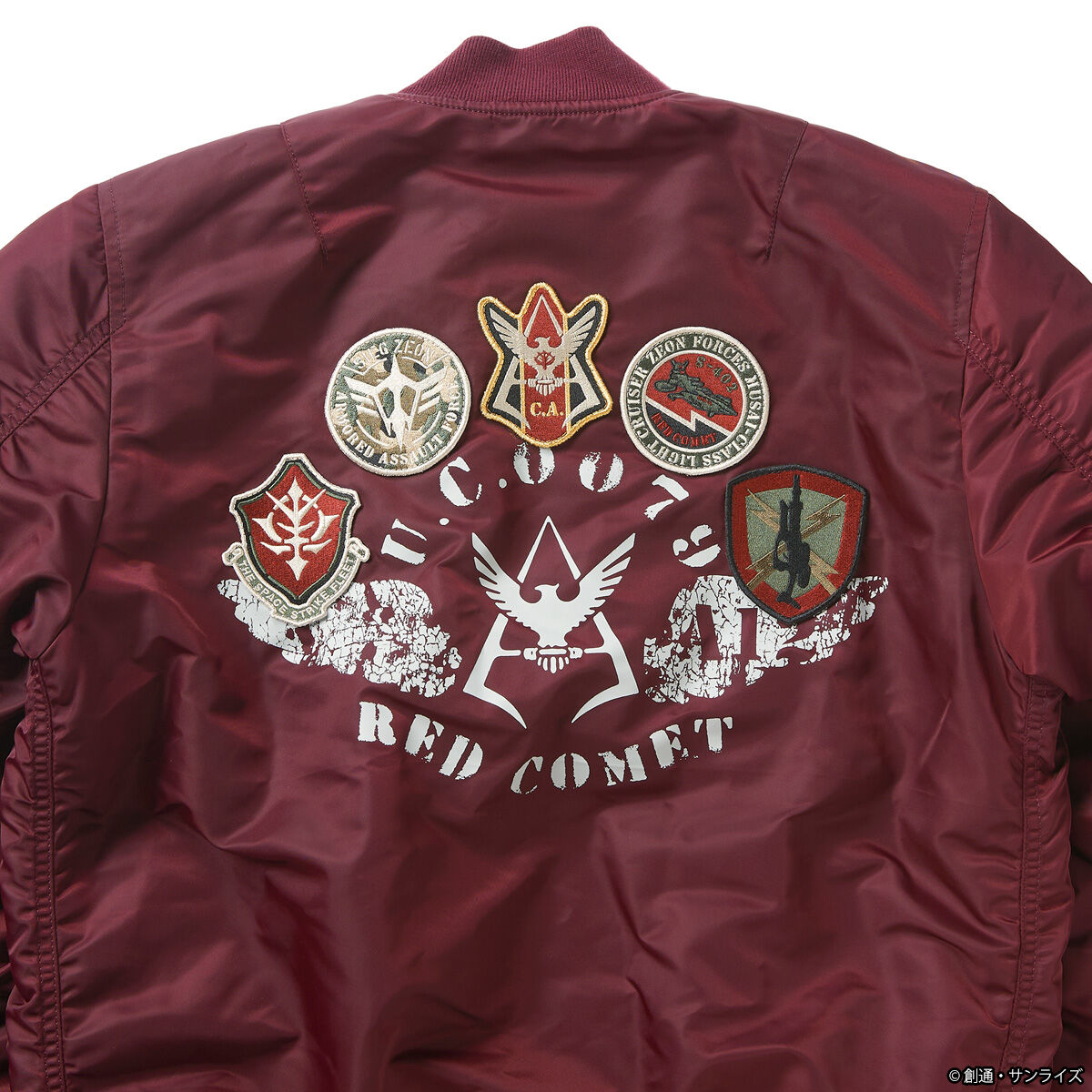 STRICT-G x ALPHA Mobile Suit Gundam Red Comet MA-1 Jacket