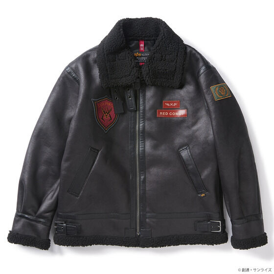 STRICT-G x ALPHA Mobile Suit Gundam Red Comet B-3 Bomber Jacket