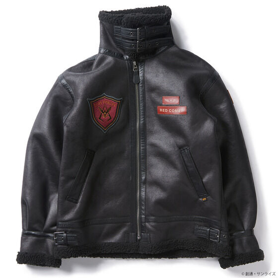 STRICT-G x ALPHA Mobile Suit Gundam Red Comet B-3 Bomber Jacket