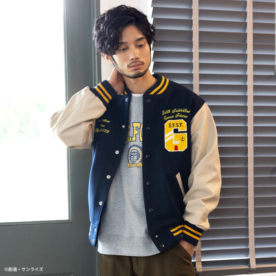 STRICT-G.FAB Mobile Suit Gundam E.F.S.F. Varsity Jacket