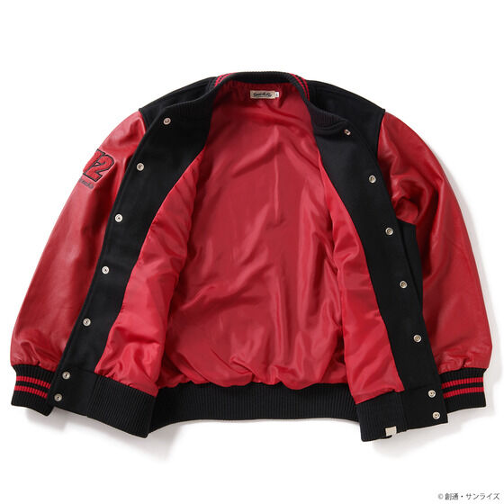 STRICT-G.FAB Mobile Suit Gundam Red Comet Varsity Jacket | GUNDAM