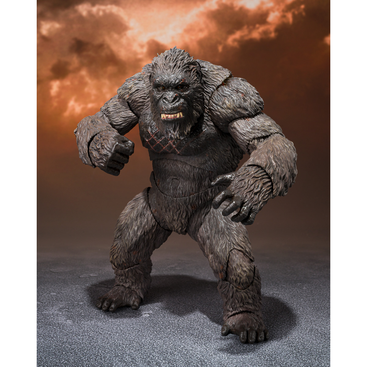 S.H.モンスターアーツ KONG FROM GODZILLA VS. KONG(2021) 【中古