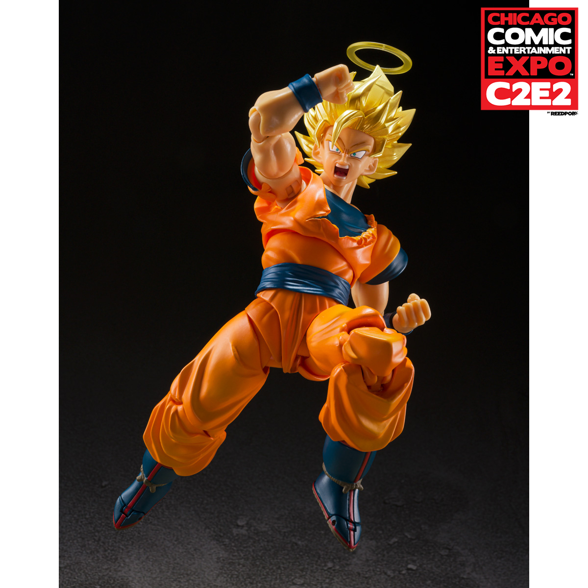 Goku super saiyan 2 action clearance figure