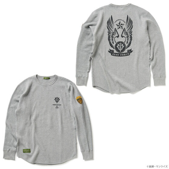 STRICT-G.ARMS Mobile Suit Gundam Zeon Force Long-Sleeve T-shirt with Shoulder Patch