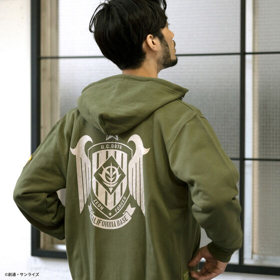 STRICT-G.ARMS Mobile Suit Gundam Zeon Force Hoodie with Shoulder Patch