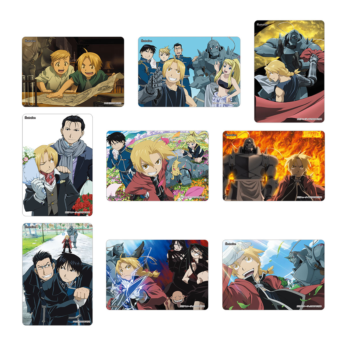 Full Metal Alchemist Phone Card Set Japan Japanese Cards Brotherhood Anime  Manga