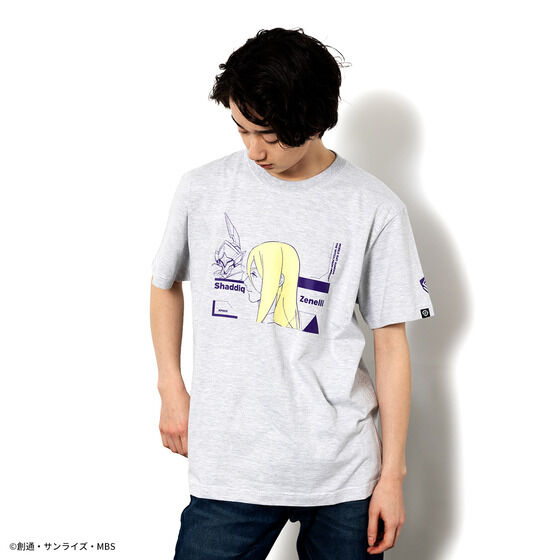 Shaddiq T-shirt—Mobile Suit Gundam: The Witch from Mercury/STRICT-G Collaboration
