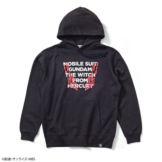 Red Glimmering Shell Unit Foil Print Hoodie—Mobile Suit Gundam: The Witch from Mercury/STRICT-G Collaboration