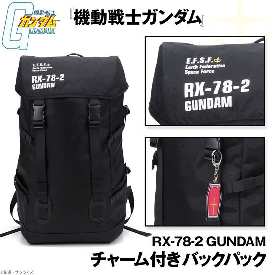 Mobile Gundam Suit RX 78-2 Anime Pin Collector Mini Backpack Bag good Faux Leather