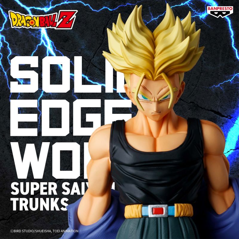 Dragon Ball Z Super Saiyan Trunks Bandai Figure for Adults