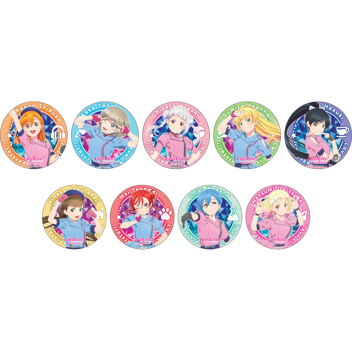 Love Live! Superstar!! Tin Button Vol. 3 (Set) [January 2024 Delivery]