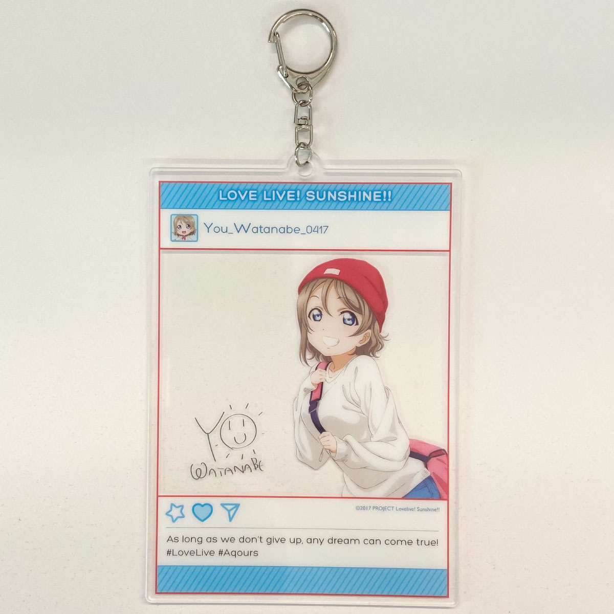 Love Live! Sunshine!! You Watanabe Acrylic photoframe style keychain ...