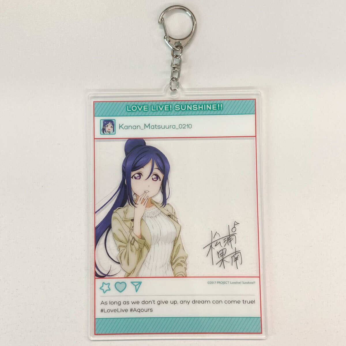 Love Live! Sunshine!! Kanan Matsuura Acrylic photoframe